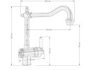Смеситель Seaman Barcelone SSL-5077 (Copper - Медь)