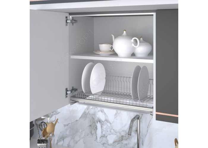 Сушка 1-уровневая в базу 800/16, с рамкой цвет серый Сушка 1-уровневая в базу 800/16, с рамкой цвет серый