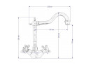 Смеситель Seaman Barcelone SSL-5079 Copper (PVD)