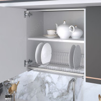 Сушка 1-уровневая в базу 450/16 нерж сталь , с рамкой