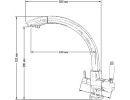 Смеситель Seaman Barcelone SSL-5382 (Antigue Gold - Античное золото)