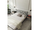 Кровать "Монблан" (160х200/ноги металл/цвет Черный)