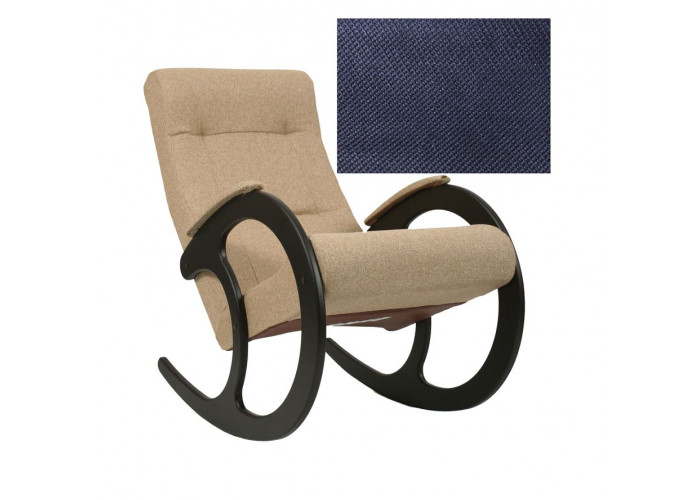 Кресло-качалка  Модель №3  (Verona Denim blue/Венге)