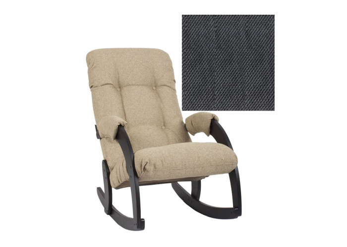 Кресло-качалка  Модель 67 (Antazite grey/венге)