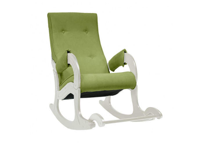Кресло-качалка  Модель 707 (Verona Apple green/Дуб шампань)