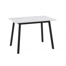 ТИРК стол раздвижной 110(140)х70, Серый сланец/Черный