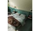 Кровать "Франческа" без изножья (120х200/ноги металл/цвет Бежевый)