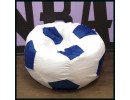 Кресло Мяч Бело-Голубой Оксфорд