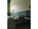 Кровать с изножьем "Франческа"  (160х200/ноги металл/цвет Белый)