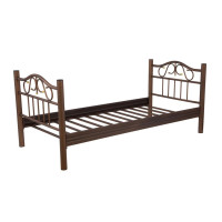Кровать Seda 90х190 кровать односпальня (коричневый бархат) УЦЕНКА