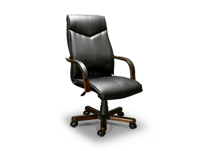 Компьютерное кресло Barbara-A LX(орех темный/экокожа Черный)