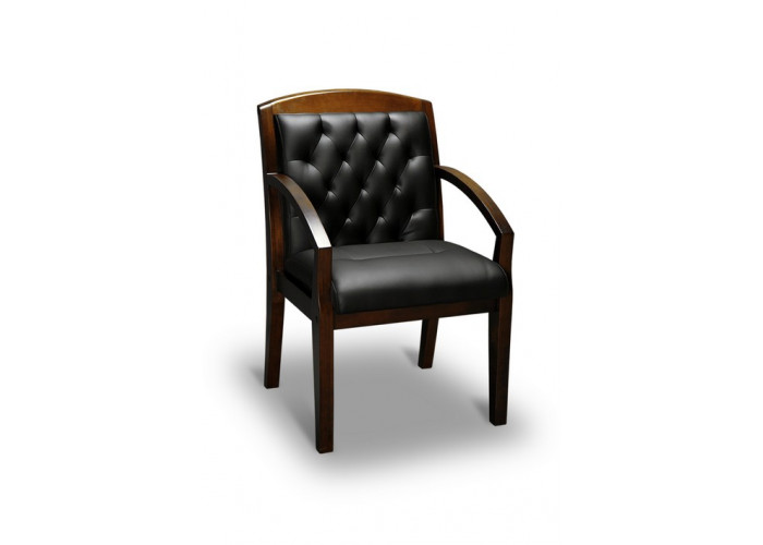 Компьютерное кресло Congress LUX (орех темный/экокожа Черный)