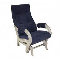 Кресло-маятник Модель 708 (Verona Denim Blue, шампань патина)