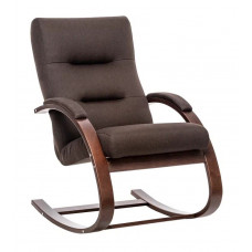 Кресло-качалка Милано  (Орех текстура/ткань Малмо 28)