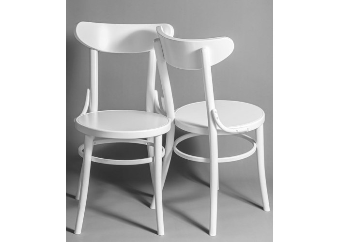 Стул венский Luna (белый) жесткое сиденье