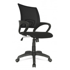 Офисное кресло Формула с чёрной спинкой из сетки