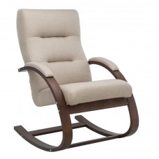 Кресло-качалка Милано  (Орех текстура/ткань Малмо 05)