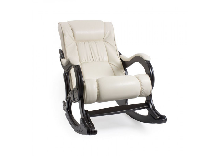 Кресло-гляйдер мод.77  (Манго 002 /Венге) Белый