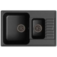 LEX St. Moritz 740 Black, мойка, гранит