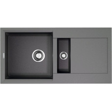 Omoikiri Sakaime 86-2-GR, мойка, гранит, leningrad grey
