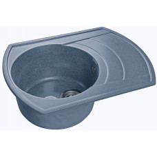 GranFest RONDO GF-R-650 L, мойка, мрамор, графит