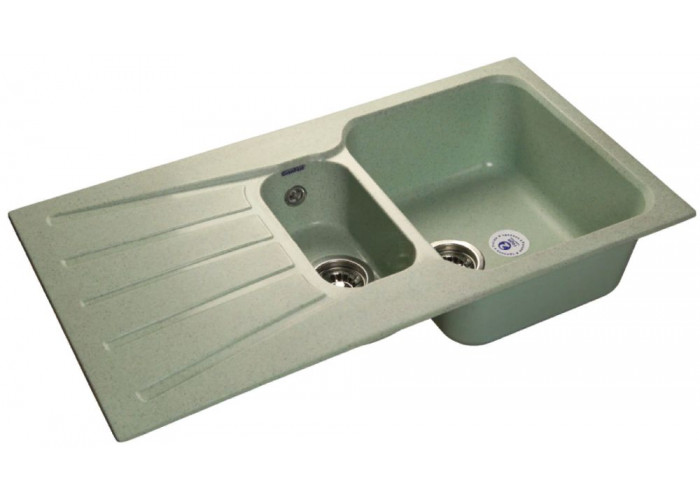 GranFest STANDART GF-S-940 KL, мойка, мрамор, салатовый