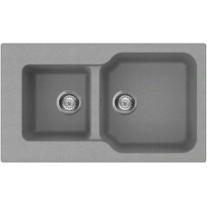 Omoikiri Maru 86-2-GR, мойка, гранит, leningrad grey