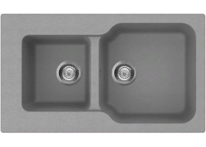 Omoikiri Maru 86-2-GR, мойка, гранит, leningrad grey