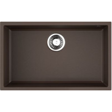 Omoikiri Tedori 66-U-DC, мойка, гранит, темный шоколад