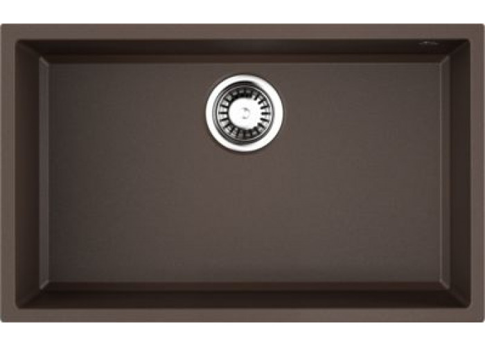 Omoikiri Tedori 66-U-DC, мойка, гранит, темный шоколад