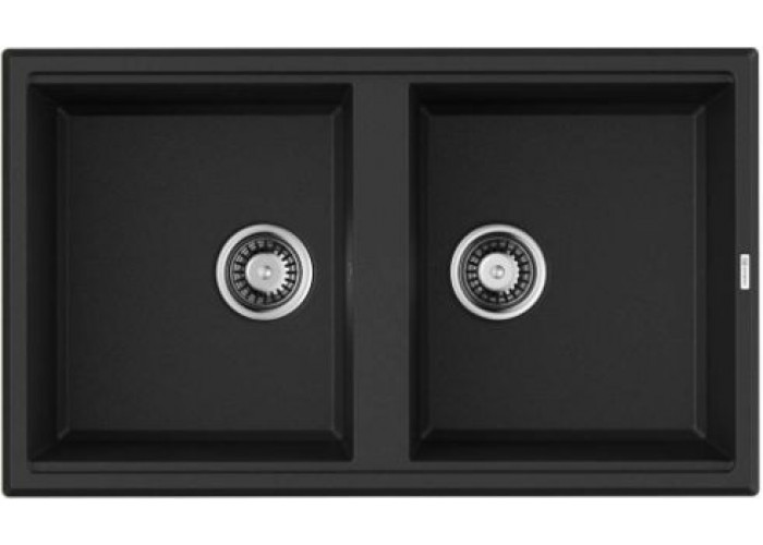Omoikiri Tedori 86-2-BL, мойка, гранит, черный