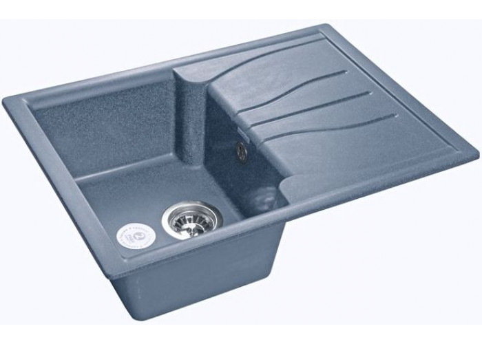 GranFest STANDART GF-S-680 L, мойка, мрамор, графит