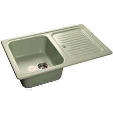 GranFest STANDART GF-S-780 L, мойка, мрамор, салатовый