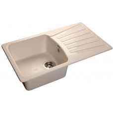 GranFest STANDART GF-S-850 L, мойка, мрамор, белый