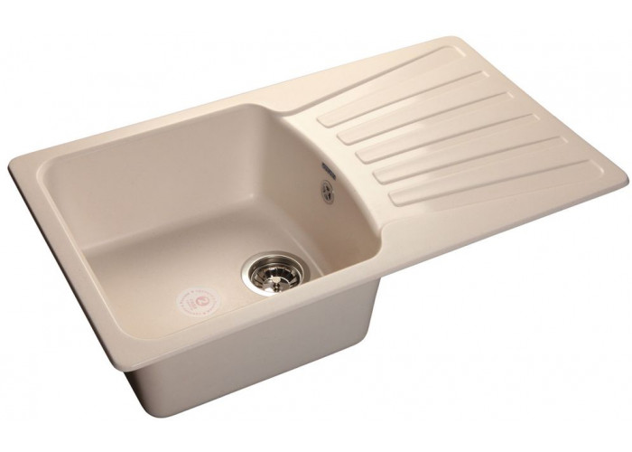 GranFest STANDART GF-S-850 L, мойка, мрамор, белый