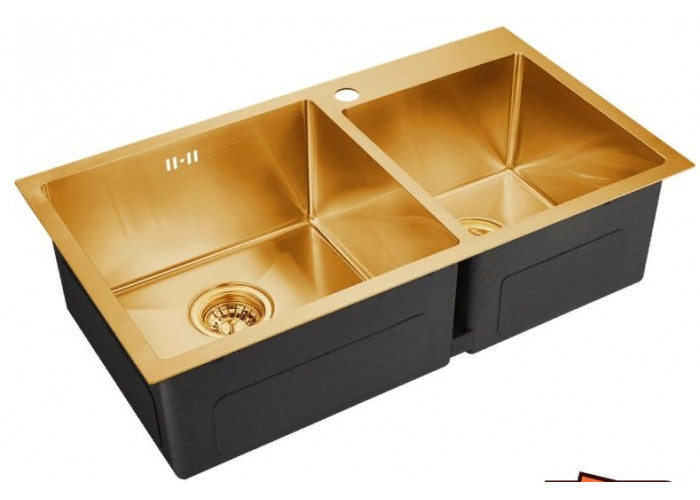 Emar EMB-210 PVD Nano Golden, мойка, нержавеющая сталь, золотой