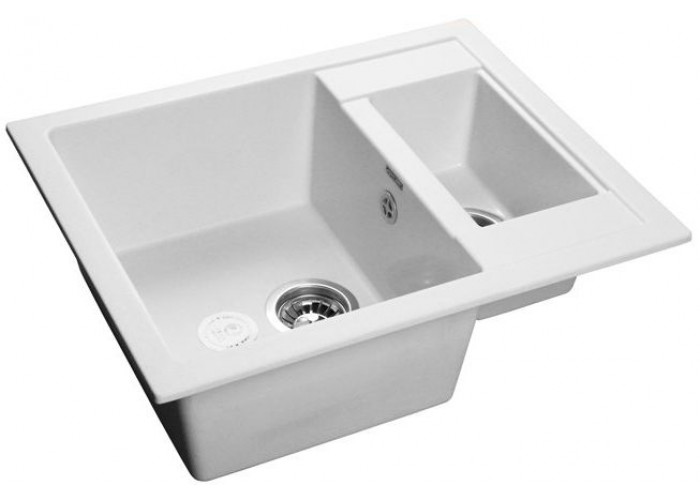 GranFest QUADRO GF-Q-610 K, мойка, мрамор, иней