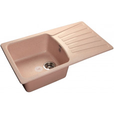 GranFest STANDART GF-S-850 L, мойка, мрамор, св-розовый