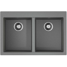Omoikiri Bosen 80-2-GR, мойка, гранит, leningrad grey