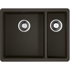 Omoikiri Kata 55-2-U-DC, мойка, гранит, темный шоколад