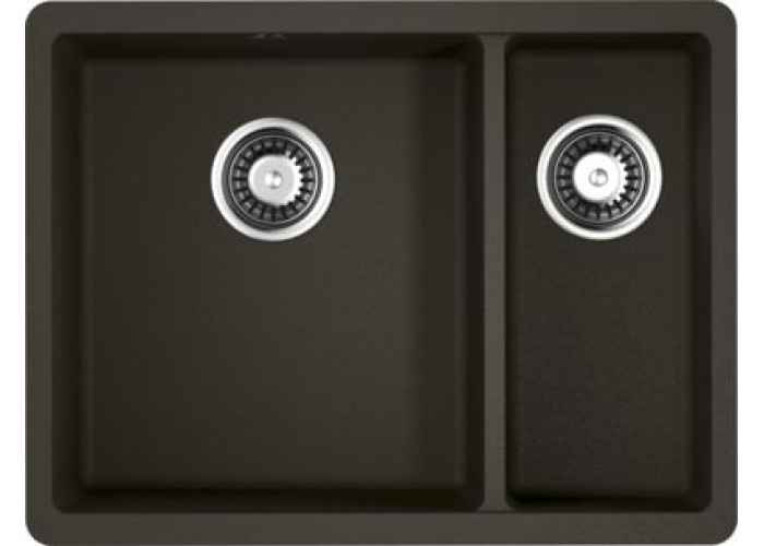 Omoikiri Kata 55-2-U-DC, мойка, гранит, темный шоколад
