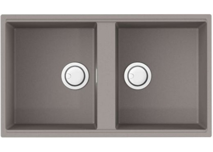Omoikiri Kitagawa 83-2-U-GR, мойка, керамика, leningrad grey