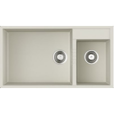Omoikiri Tedori 85-2-U WH, мойка, гранит, белый