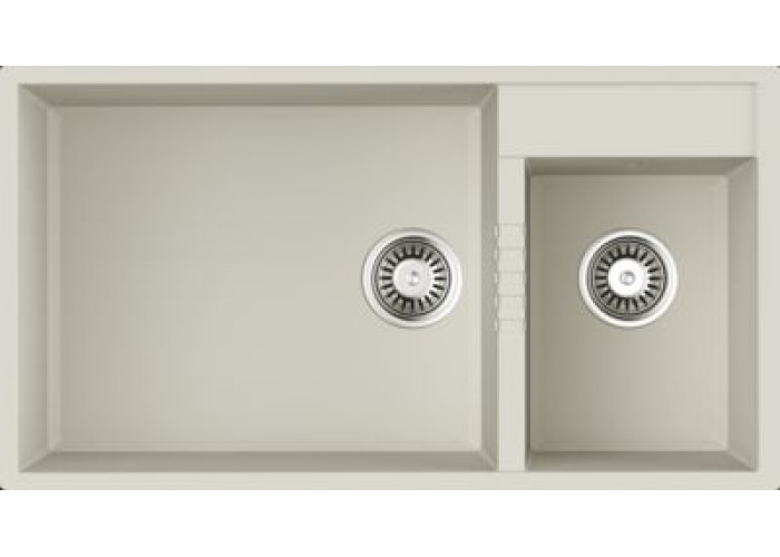 Omoikiri Tedori 85-2-U WH, мойка, гранит, белый