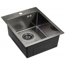 Emar EMB-128A PVD Nano Dark, мойка, нержавеющая сталь, вороненая сталь