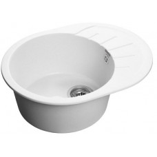 GranFest RONDO GF-R-580 L, мойка, мрамор, иней