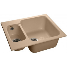 GranFest STANDART GF-S-615 K, мойка, мрамор, топаз
