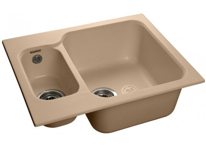 GranFest STANDART GF-S-615 K, мойка, мрамор, топаз