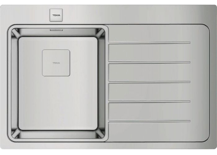 Teka ZENIT RS15 1B 1D R 78, мойка, нержавеющая сталь полировнная, чаша слева