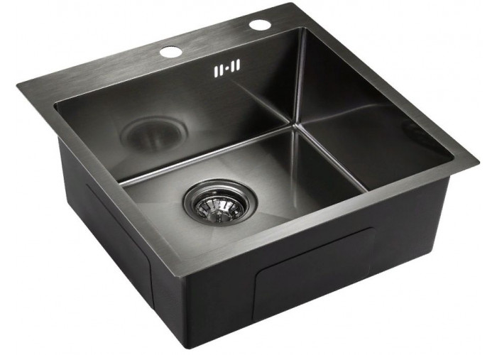 Emar EMB-117A PVD Nano Dark, мойка, нержавеющая сталь, вороненая сталь